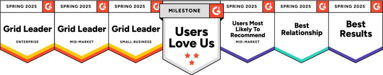 G2 2025 spring 7 Badge Banner